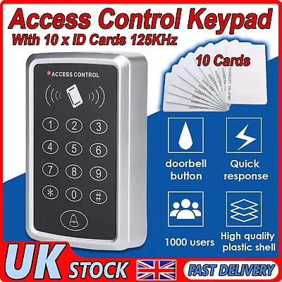 Access Control Keypad 125khz RFID EM Card Reader Door Control System • £22.75