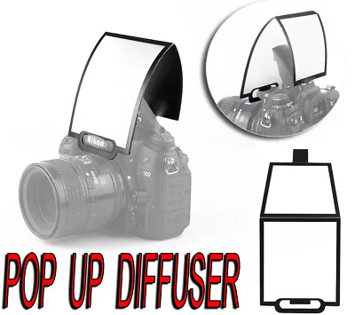 Diffuser Flash Pop Up Softbox Reflector Fits Canon Eos 100d 70d 6d 650d 60da • £10.27