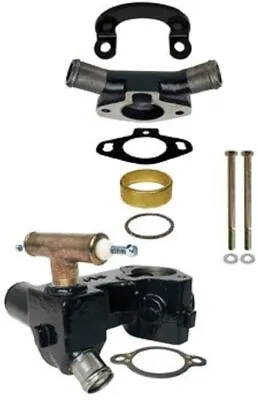 Thermostat Housing Kit Tee Valve Mercruiser 305 5.7 350 5.0 V8 Alpha Bravo V8 • $325