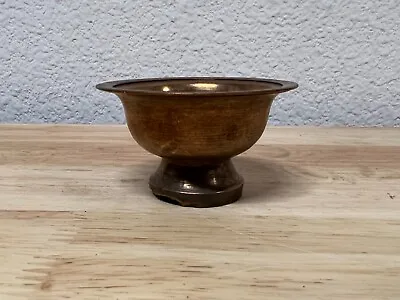 Antique Mongolian Tibetan  Buddhist Copper Offering Bowl • $24.99
