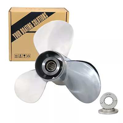 11 5/8 X 11 Stainless Steel Propeller For Mercury 25-70HP 13 Spline Tooth RH • $166.47