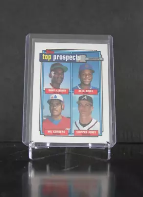 1992 Topps - Top Prospects Gold #551 Chipper Jones Wil Cordero Alex Arias (RC) • $0.99