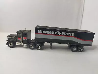 Matchbox Convoy Midnight X-Press Peterbilt And Box Trailer • $8.70