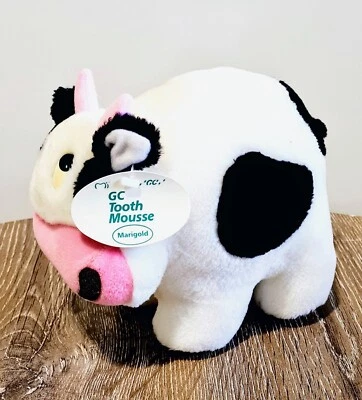 GC TOOTH MOUSSE - Advertising Collectable - Plush Cow With Tags • $16.50