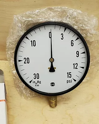 $29.90 • Buy US Gauge AMETEK 4-1/2  Vacuum Pressure Gauge 30-0-15 With 1/4  NPT Base Fitting