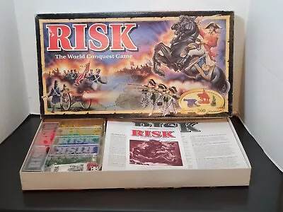 RISK - 100% COMPLETE VINTAGE GAME - 1993 - The World Conquest - Parker Brothers • $14.95