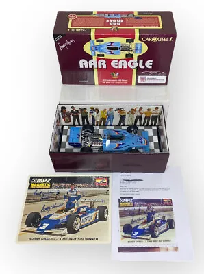NIB Carousel 1 #4701 AAR Eagle 1975 Indy 500 Winner #48 Bobby Unser 1/18 SIGNED • $485