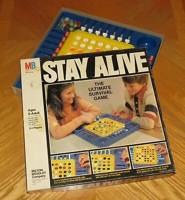 $29.94 • Buy Stay Alive Ultimate Survival Game - Vintage 1978 Milton Bradley - Glass Marbles