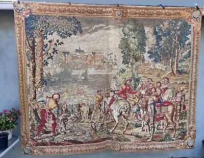 A Medieval Style Tapestry After The Louvre Les Chasses De Maximilien • $2875