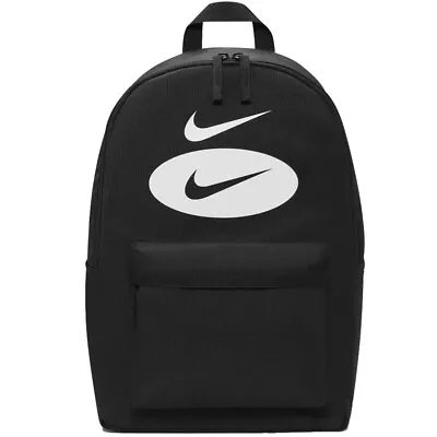£24.99 • Buy Nike Heritage Backpack Sports Gym School Rucksack Backpacks Bag Black