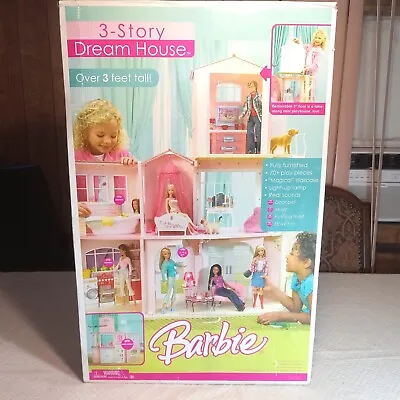 RARE🔥 Barbie 3-Story Dream House Mattel VTG Townhouse Sound Doll 2006 W Box • $539.10