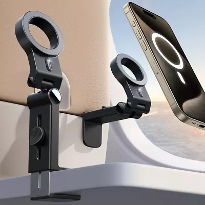 For Magsafe Airplane Phone Holder Travel Essentials [Flexible Rotation] Hands-F • $30.88