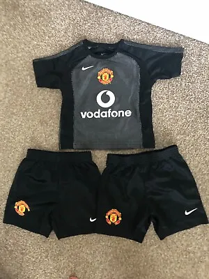 Baby Kids Manchester United Man Utd Kit Age 9-12 (18) Months 1 Year TWO SHORTS • £20.99