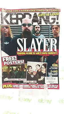 Kerrang Magazine 1131 2006 October Him Slayer My Chemical Romance • £16.05