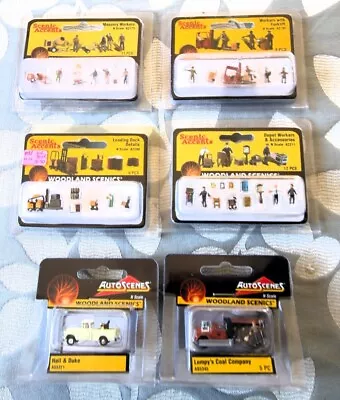 Job Lot Of N Gauge Woodlands Scenics Items X6 • £25