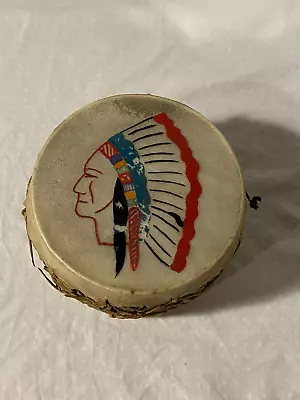 Vintage 1960s Natve American Tom Tom Toy Drum Nice Y-41 • $22