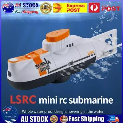 RC Submarine Ship Model 6CH Remote Control Diving Boat Electric Toy (White) • $35.69