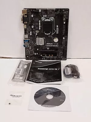 ASRock H310CM-HDV/M.2 LGA 1151 Micro ATX Motherboard W/ Accessories • $19.99