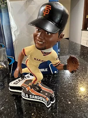 San Francisco Giants Pablo Sandoval Rare 2013 Action Bobblehead Pennant Base. • $89