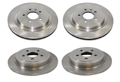 VAUXHALL VECTRA C 1.8 2.0 2.2 SRi SXi 2002-2008 FRONT & REAR BRAKE DISCS SET NEW • $110.65