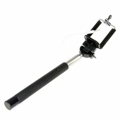 Adjustable Extendable Handheld Remote Selfie Stick Monopod For IPhone Samsung • £8.64