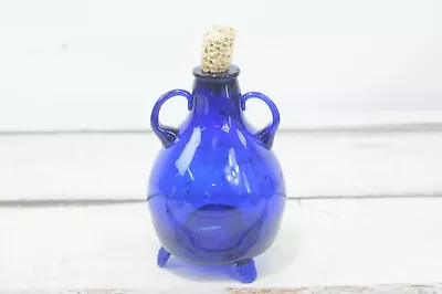 Antique/Vintage Cobalt Blue Glass Fly Bee Bug Catcher From Romania Corn Cobb • $52