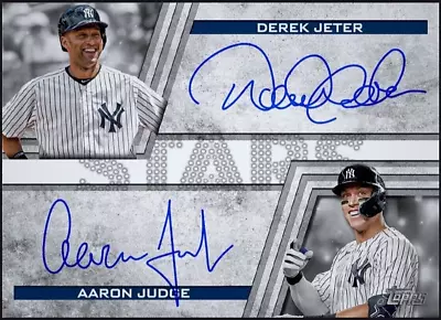 2023 Topps Baseball Stars Dual Signatures AARON JUDGE & DEREK JETER Digital Card • $15