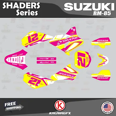 $49.99 • Buy Graphics Kit For Suzuki RM85 (2001-2023) RM 85 Shaders - Magenta