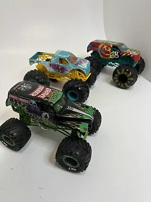 Hot Wheels Monster Jam Trucks Lot 3 Grave Digger MegaJolt 68 • $14.99