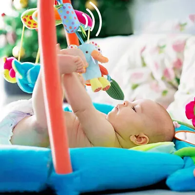Baby Toys Bed Stroller Infant Mobile Hanging Rattles Newborn Animal Plush ToMH • £7.48