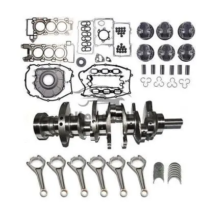 Engine Piston Gaskets Kit W/ Crankshaft Conrods For Jaguar Land Rover AJ126 3.0L • $951.08