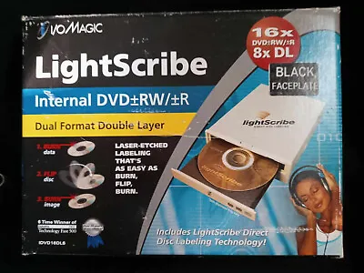 LightScribe Internal DVD+-RW/+-R 16x16x8 IDVD16DL I/O Magic New • $19.99