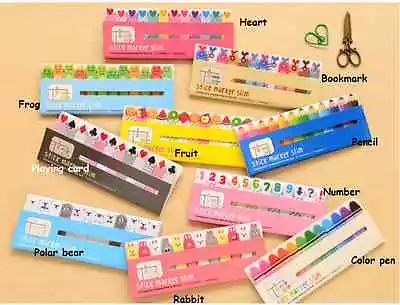180page Cute Picture Pencil Fruit Bookmark Sticky Note / Memo / Writing Pad • $8