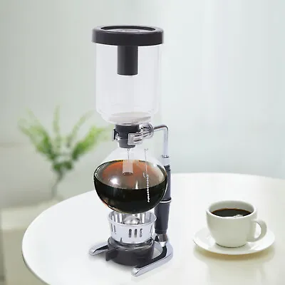 5 Cups Tabletop Glass Vacuum Syphon Coffee Pot 500ml Unique Coffee Siphon Maker • $33