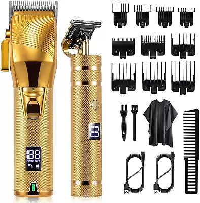 VGR Pro Cordless Hair Clippers Hair Cutting Kit For Men Barber T-Blade Trimmer • $43.99