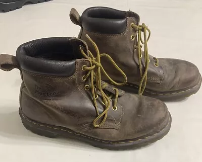 Vintage Dr Doc Martens Air Wave Leather Ankle Work Boots Mens Size 10 • $34.99