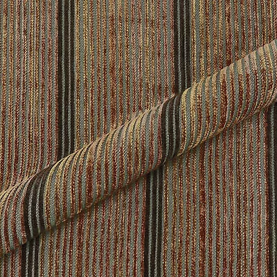 Mocha Modern Stripe Chenille Upholstery Fabric 54  • $24.99