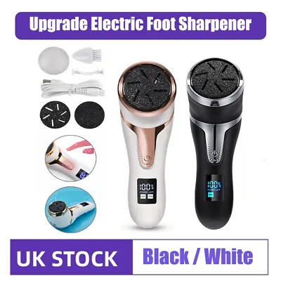 Electric Foot File Grinder Dead Hard Skin Callus Remover Feet Pedicure Tool UK • £11.99