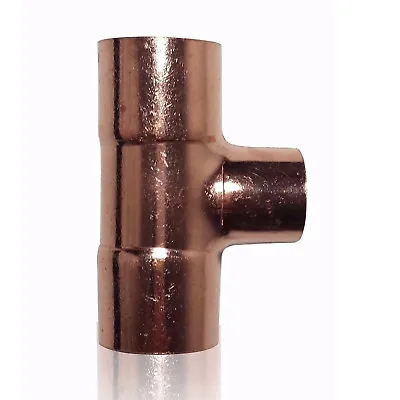 3/4  X 3/4  X 1/2  TEE (BAG OF 5) COPPER PIPE FITTINGS • $11.99