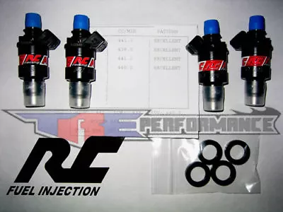 RC 1000cc Flow Matched Fuel Injectors Fit Mazda RX7 FC3S 13B 20B REW NEW • $395.50