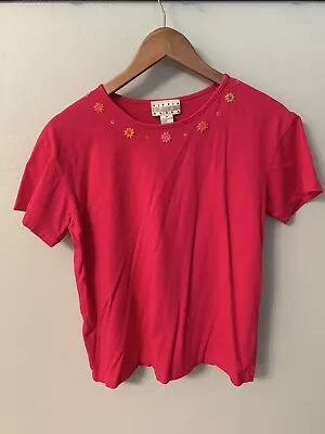 Sigrid Olsen Sport Pink Short Sleeve Tee • $13.90