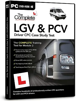 The Complete LGV & PCV Theory & Haz & Driver CPC Case Study Tests 2022 (PC DISK) • £13.99