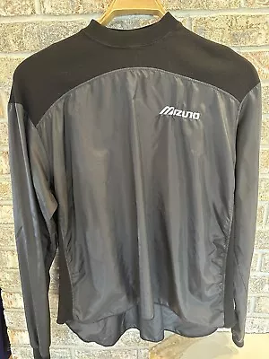 Vintage 90s Mizuno Warm Up Jacket Long Sleeve Pullover Baseball Mens Size L • $24.99