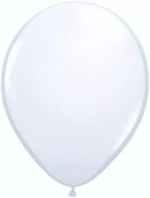Qualatex 5  White Latex 100 Count Balloons • $12.19