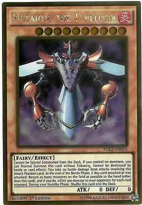 Metaion The Timelord - PGL2-EN034 - Gold Rare 1st Edition Yugioh • $2.88