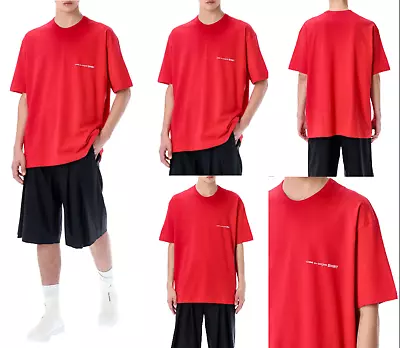 £116.40 • Buy Comme Des Garçons Cotton Jersey T-Shirt Regular Fit T-Shirt Top FIT017 New M