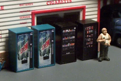 4 SODA POP And  Vending Machines HO SCALE  Mountain Dew • $7