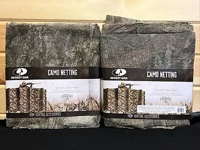 Two (2) Mossy Oak Camo Blinds Netting-Break-Up Country 12ft X 56in Turkey Huntin • $23.99