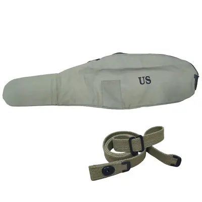 U.S WWII Reproduction M1 Carbine Canvas With M1 Carbine Sling (COMBO) • $36.26