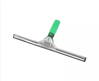 Unger ErgoTec Squeegee Handle +Stainless Steel Channel & Rubber Window Cleaning • £25.99